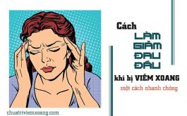 Giảm đau đầu khi bị viêm xoang đơn giản.