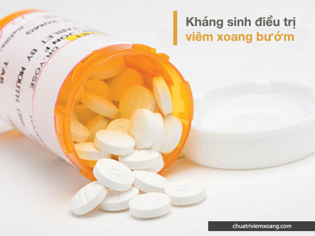 điều trị viêm xoang bướm bằng thuốc Tây