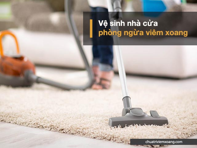 vệ sinh nhà cửa phòng ngừa viêm xoang