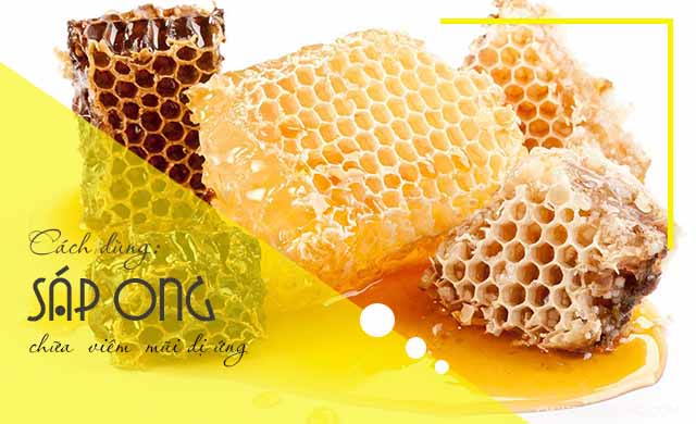 sáp ong chữa viêm mũi dị ứng