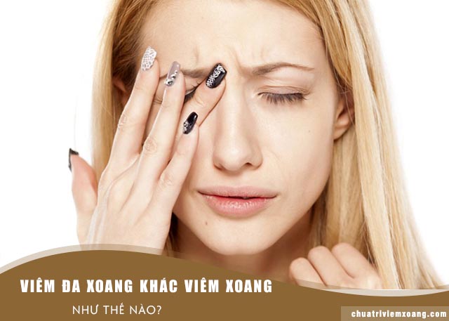 viêm đa xang khác bệnh viêm xoang như thế nào