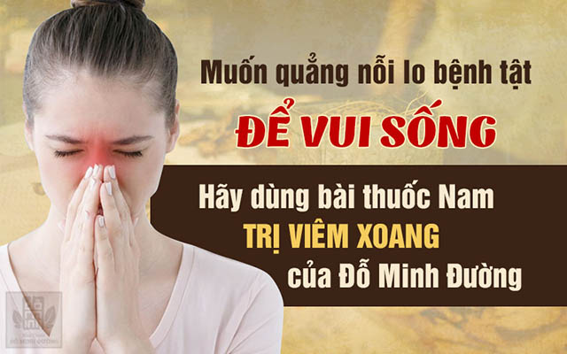 Tại sao nên chữa viêm xoang bằng bài thuốc nam gia truyền Đỗ Minh