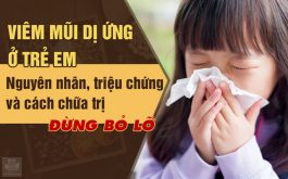 Bệnh viêm mũi dị ứng ở trẻ em